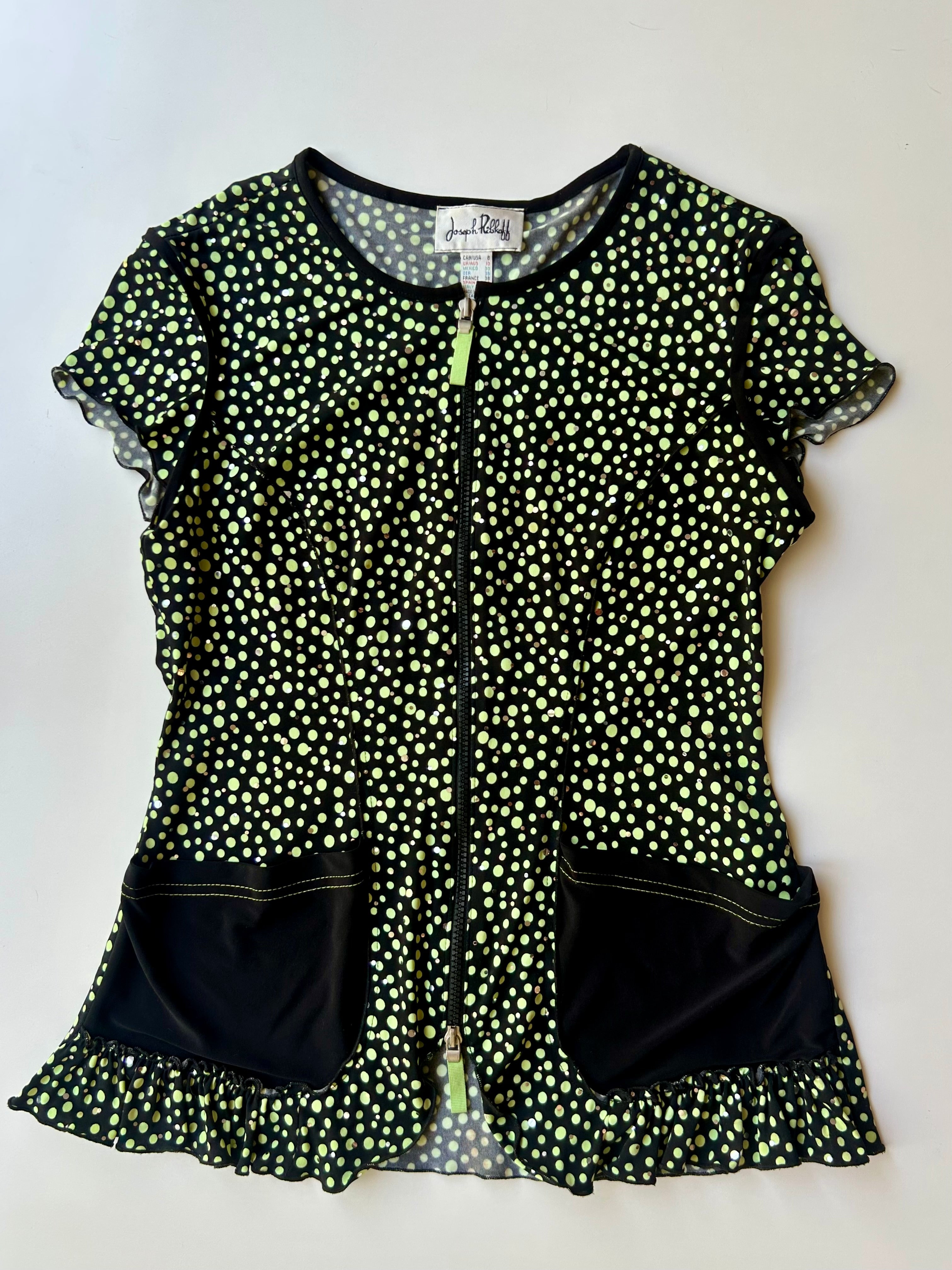 Joseph Ribkoff Double Zip Top ✮ Size 10