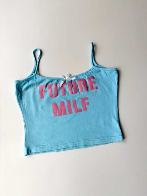 'Future Milf' Cropped Cami ✮ Size XS