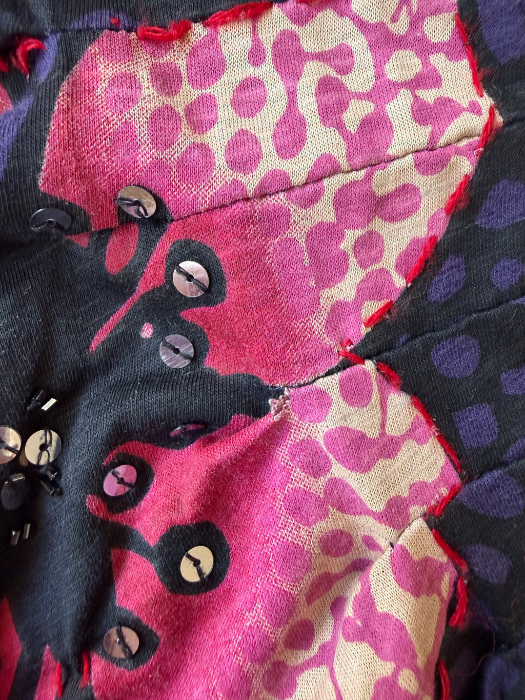 Desigual Beaded Flower Top ✮ Size M