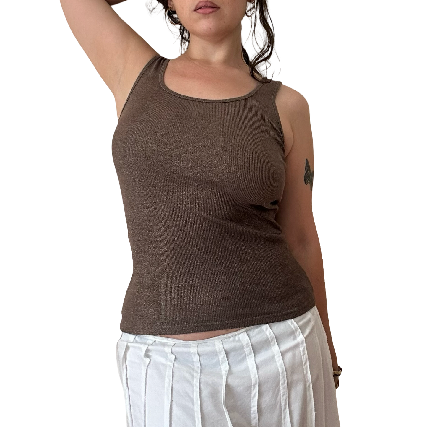 Bronze Glitter Tank Top ✮ Size M