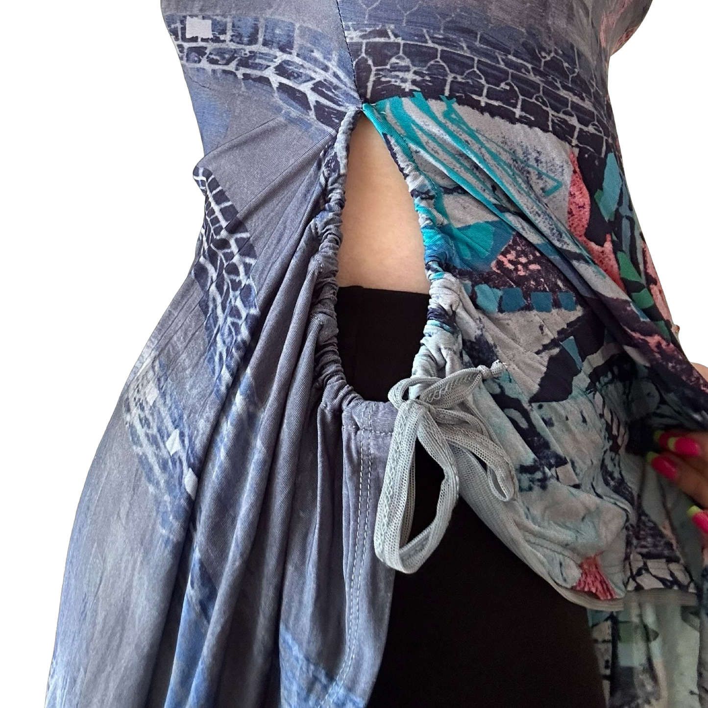 RARE Save The Queen Ruched Tunic Top ✮ Size M