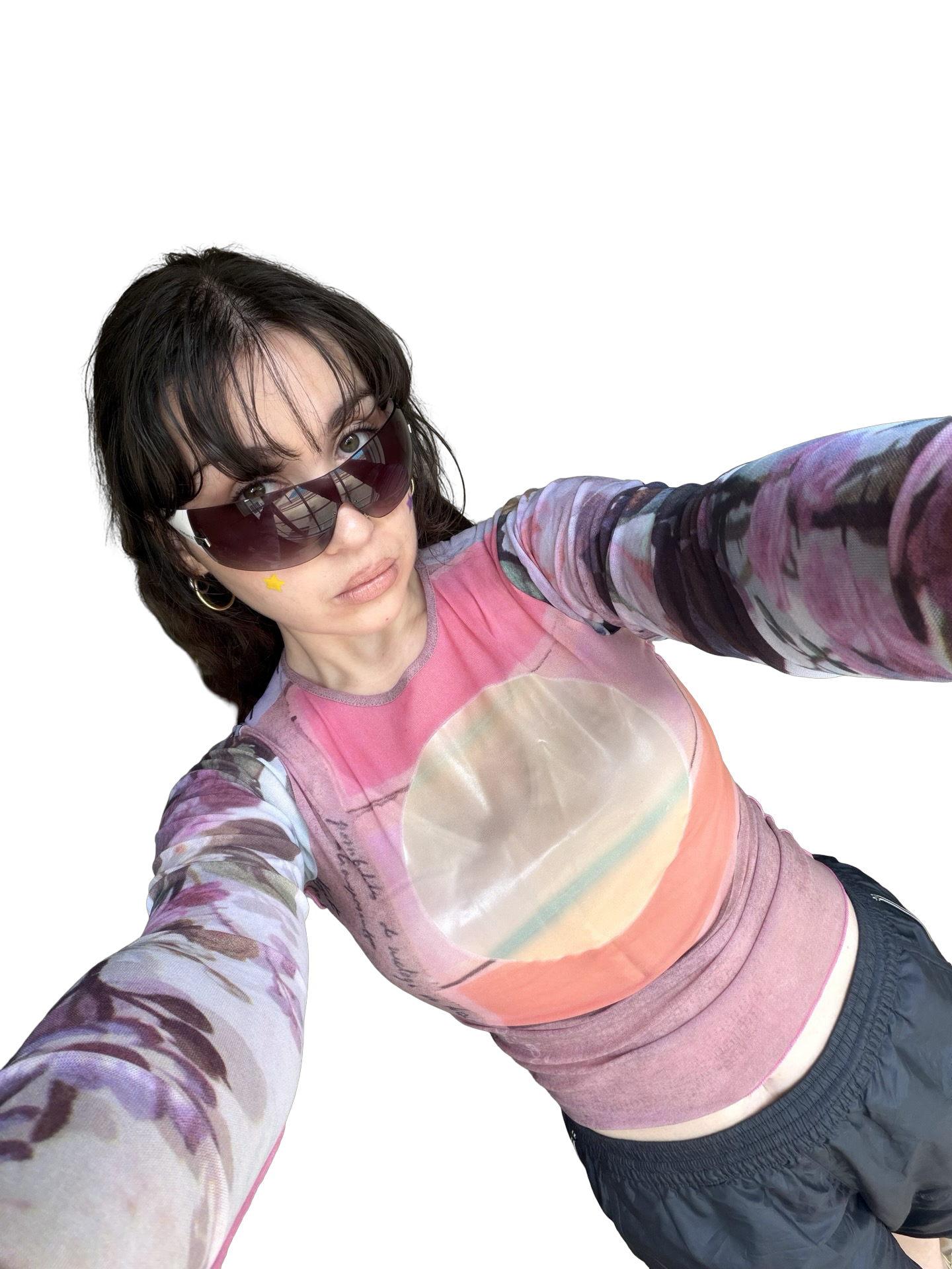 RARE Cop Copine 'Violette' Mesh Top ✮ Size S