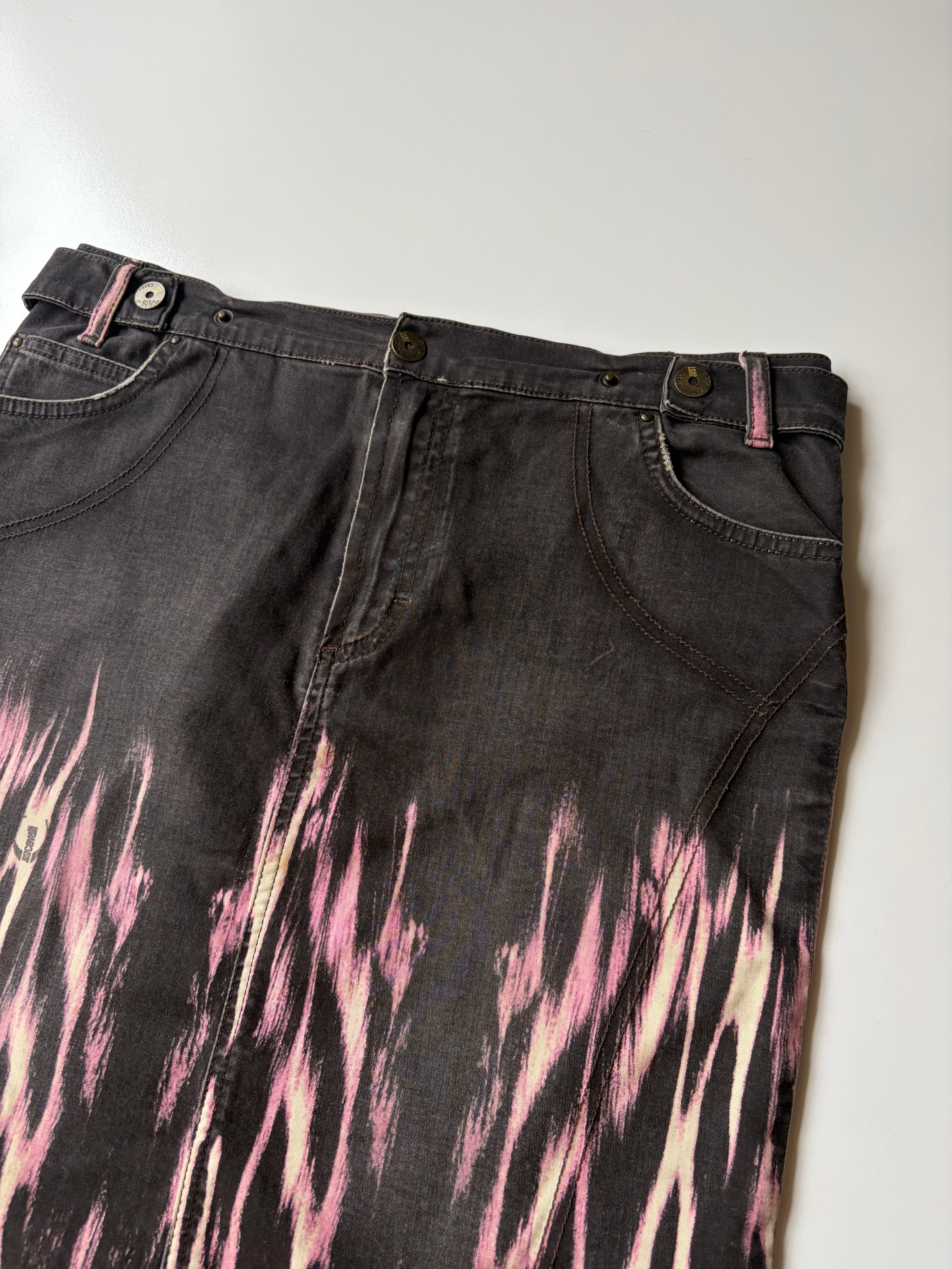 Just Cavalli Denim Midi Skirt  ✮ Size L*