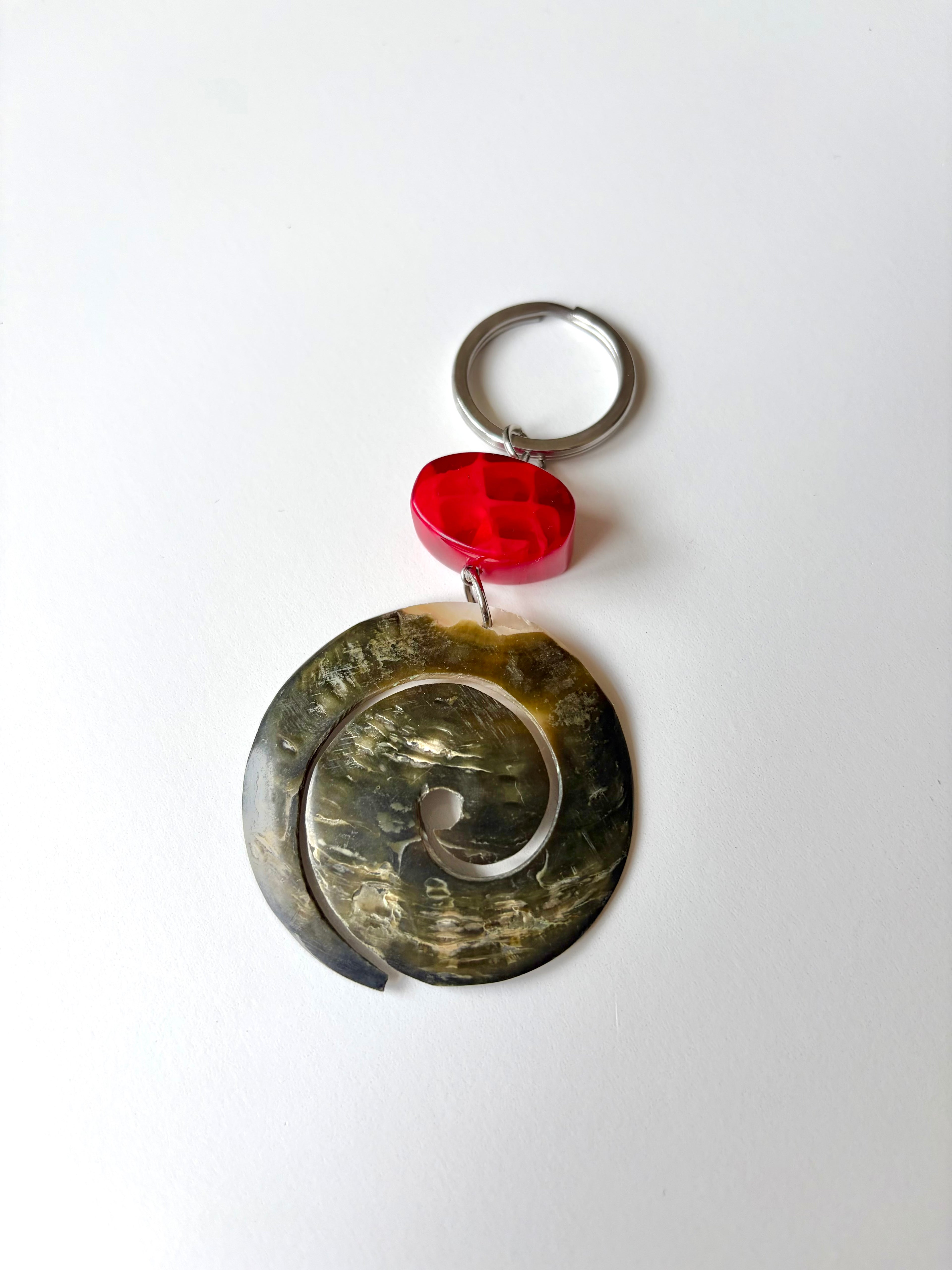 Upcycled Shell Keyring
