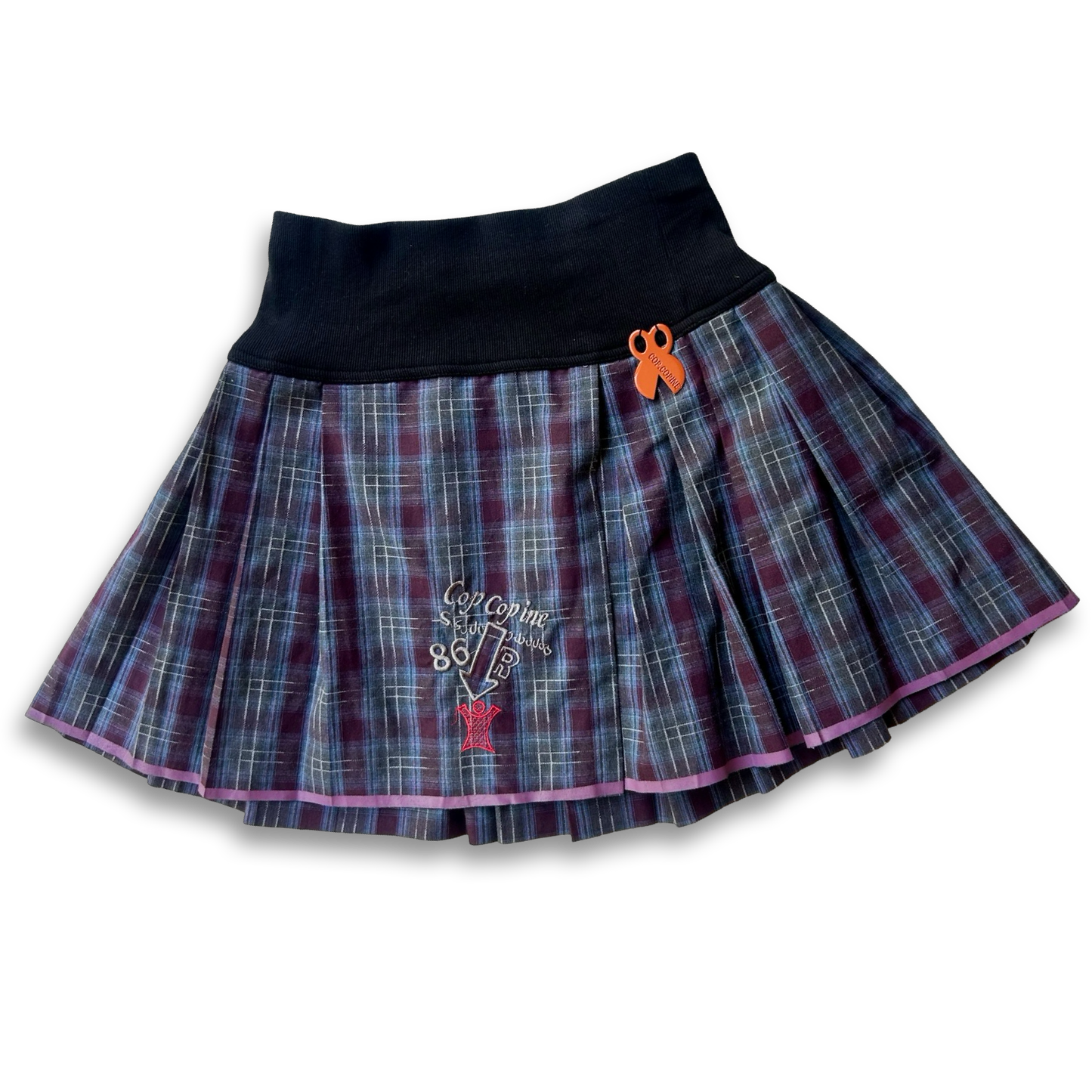 Cop Copine Plaid Pleated Skirt ✮ Size 10-12