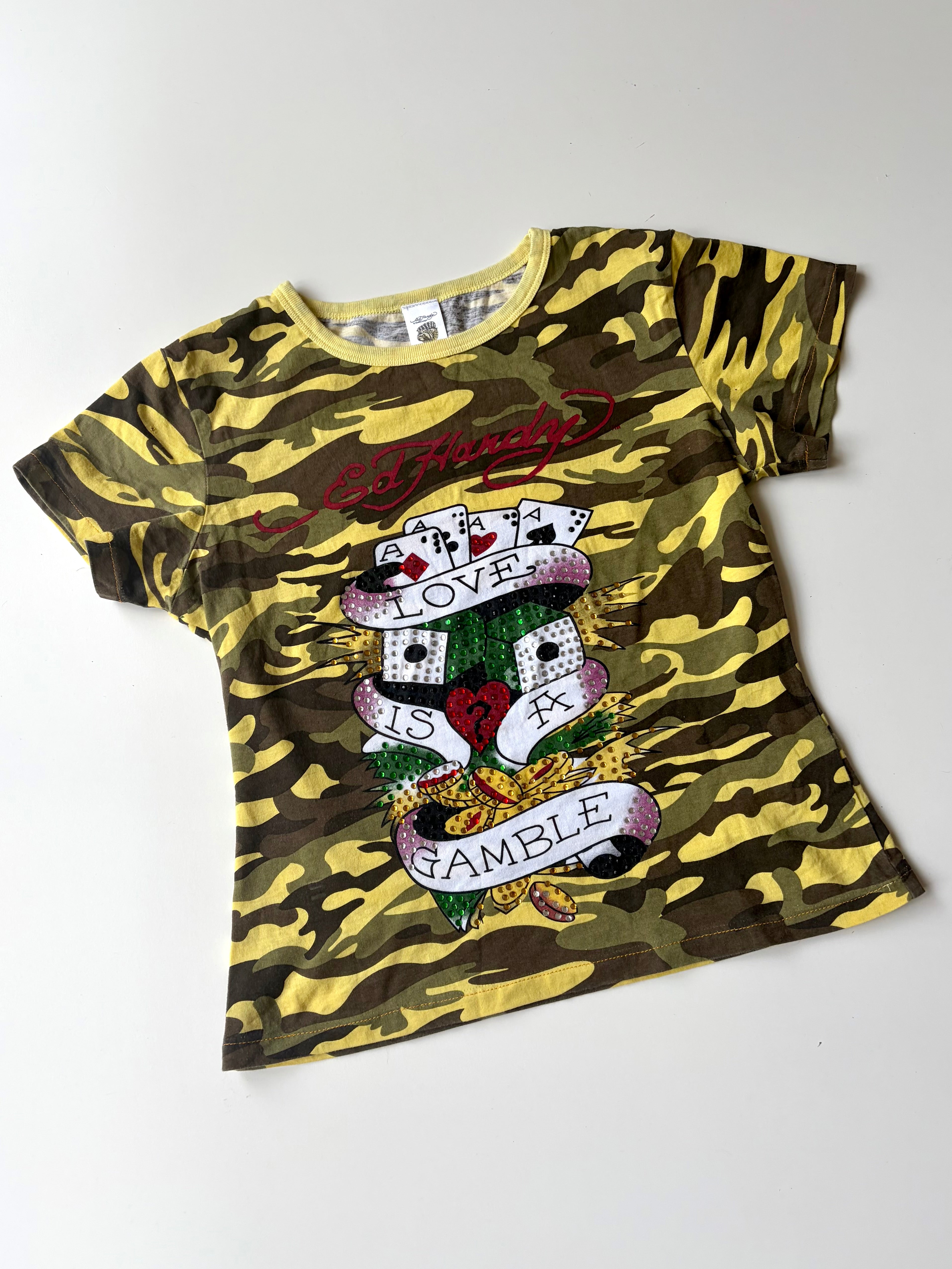 Ed Hardy Camo Tee ✮ Size S/M*