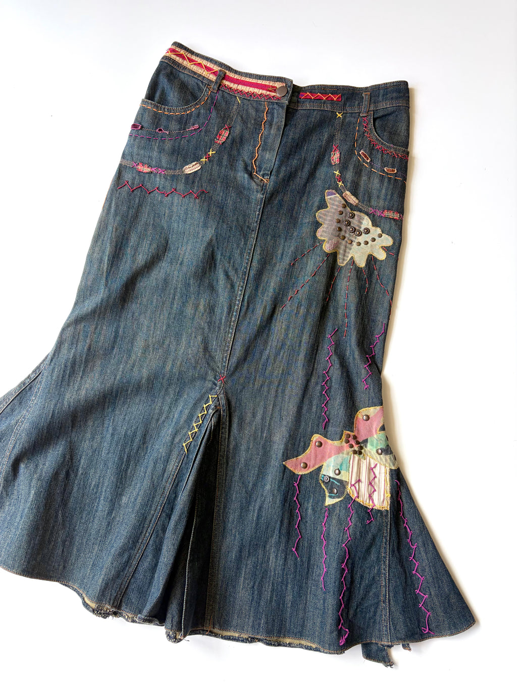 Didier Parakian Denim Skirt ✮ Size 12*