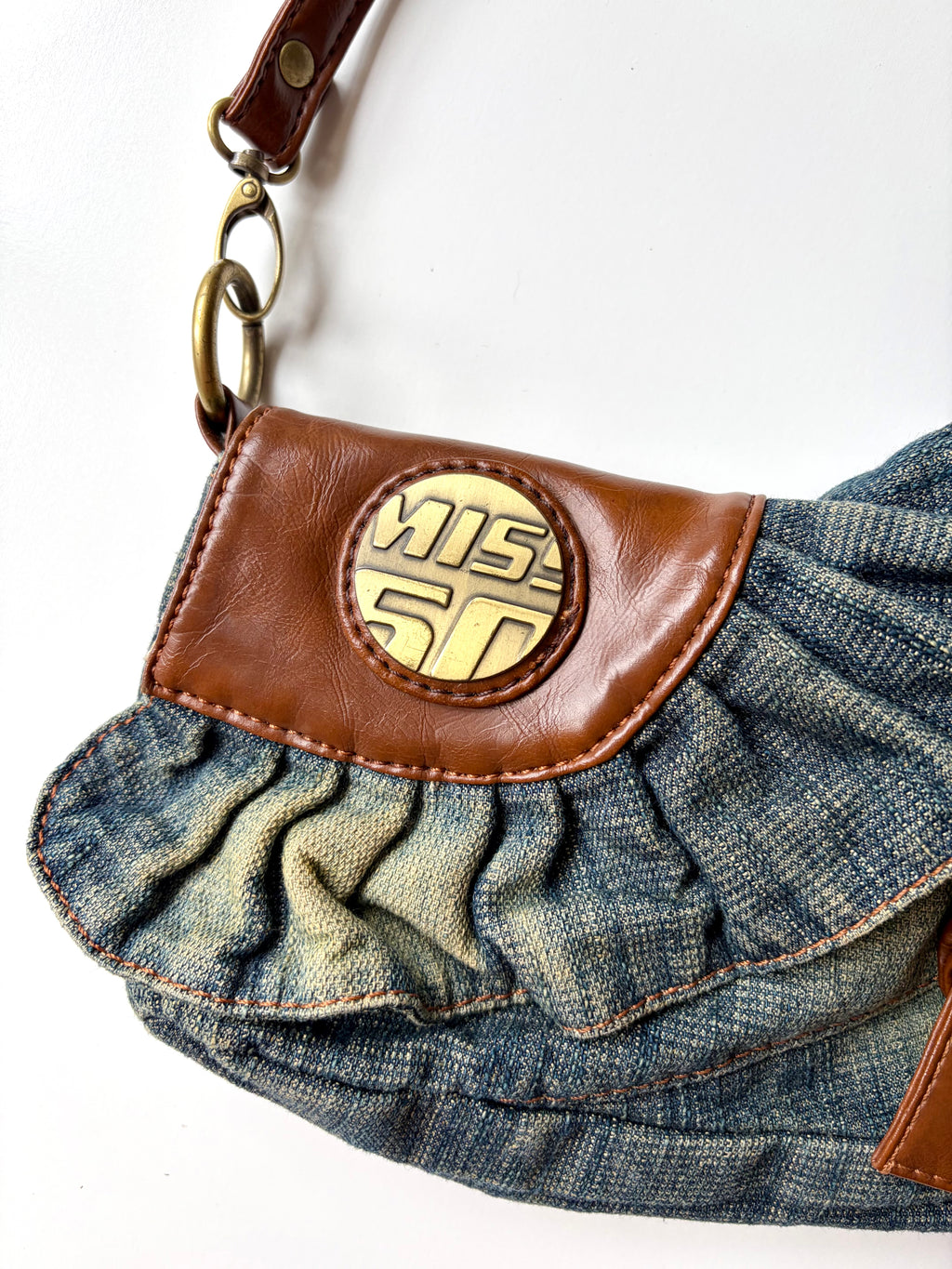 RARE 2000s Miss Sixty Denim Handbag