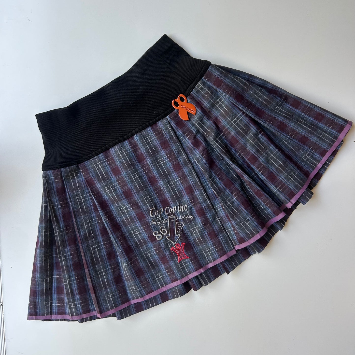 Cop Copine Plaid Pleated Skirt ✮ Size 10-12