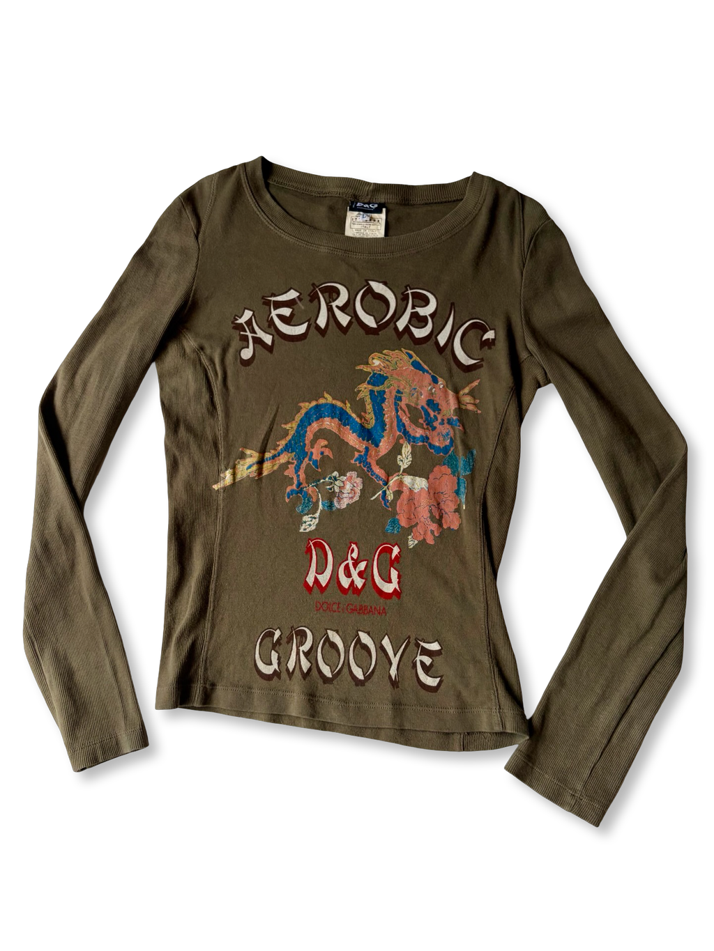 RARE Dolce & Gabbana 'Aerobic Groove' Top ✮ Size S-M*