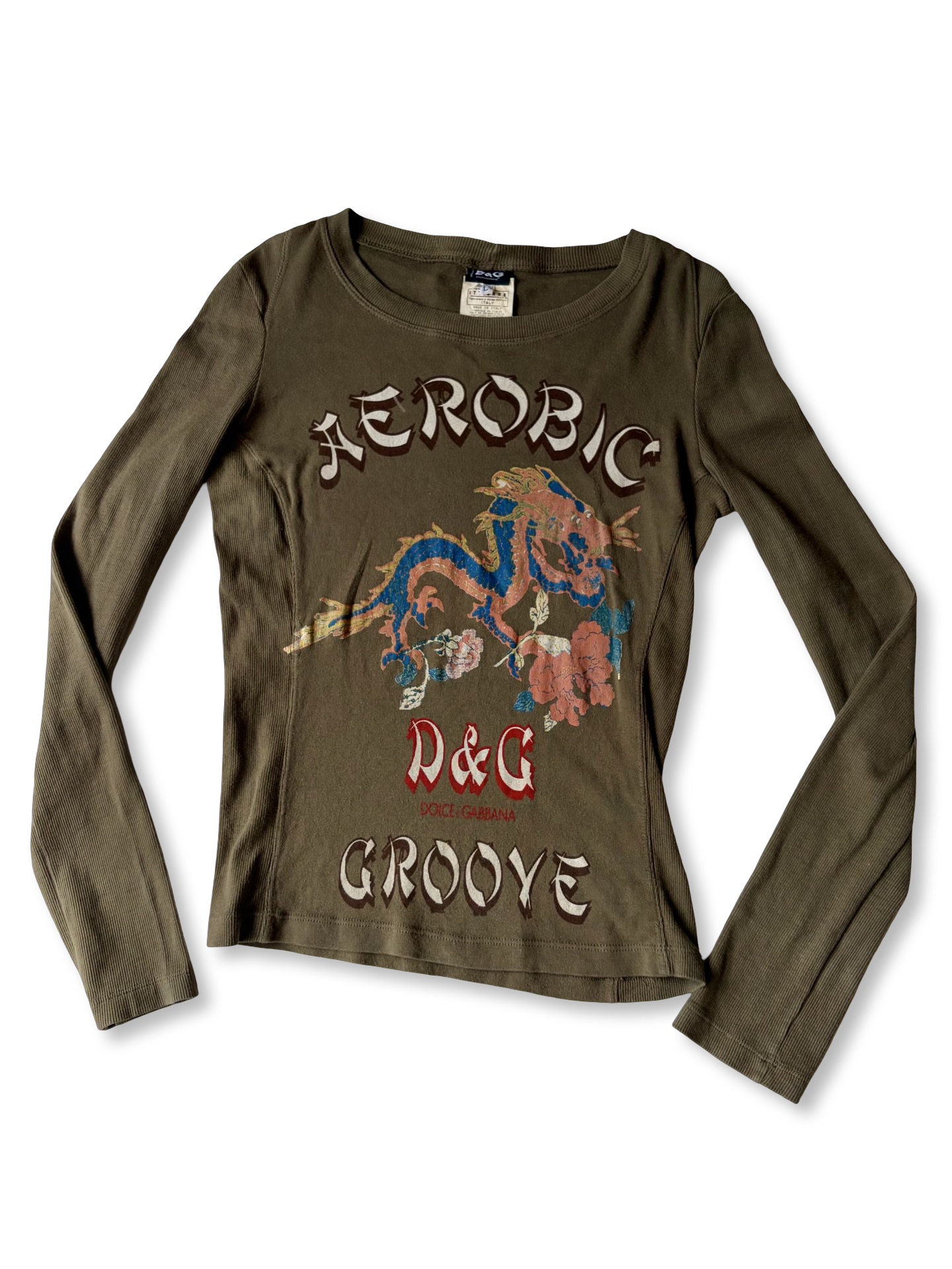 RARE Dolce & Gabbana 'Aerobic Groove' Top ✮ Size S-M*