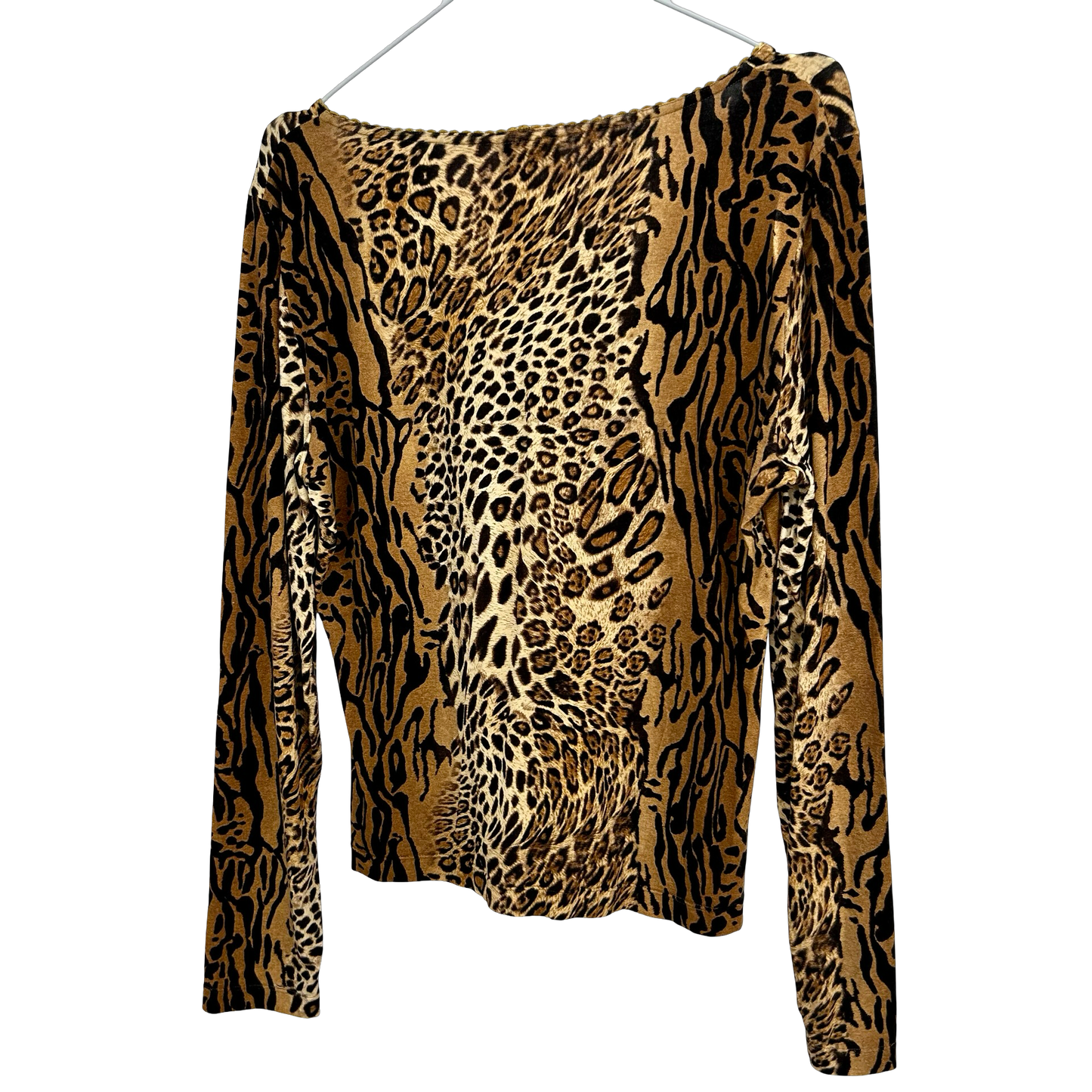 Leopard Print Long Sleeve Top ✮ Size 16