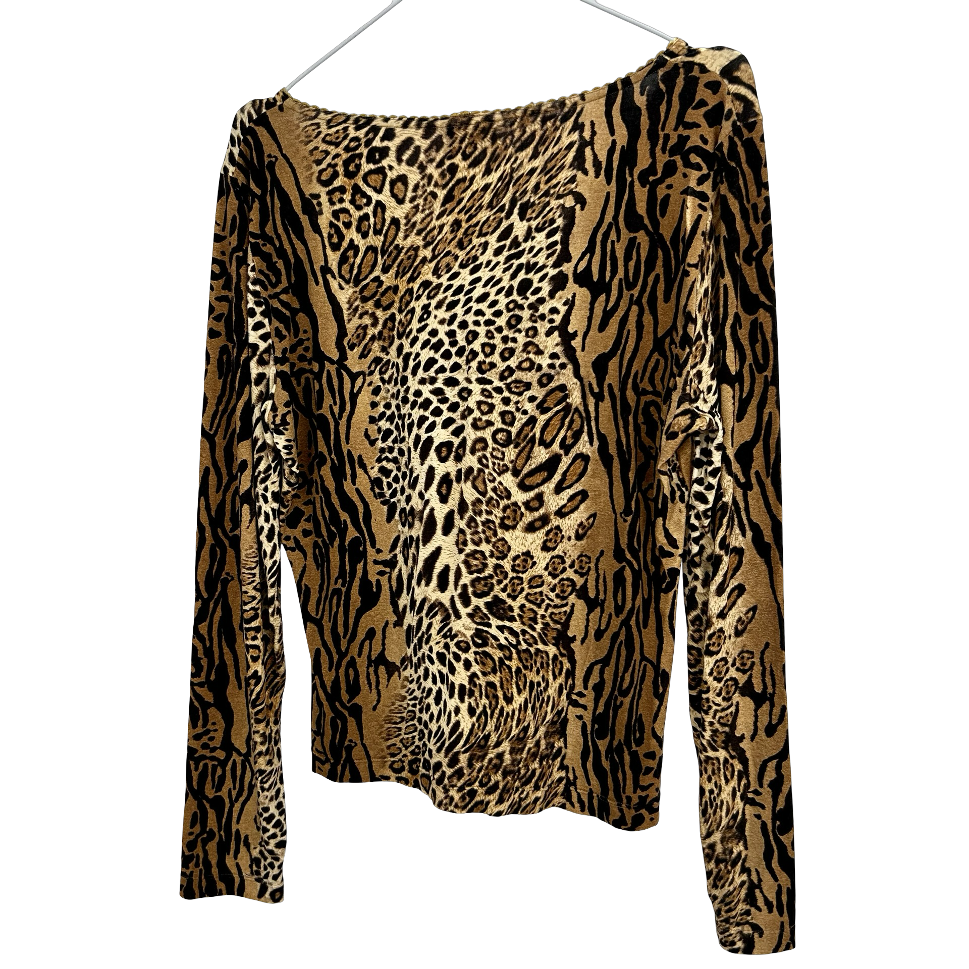 Leopard Print Long Sleeve Top ✮ Size 16