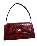 Y2K Red Faux Leather "G" Handbag