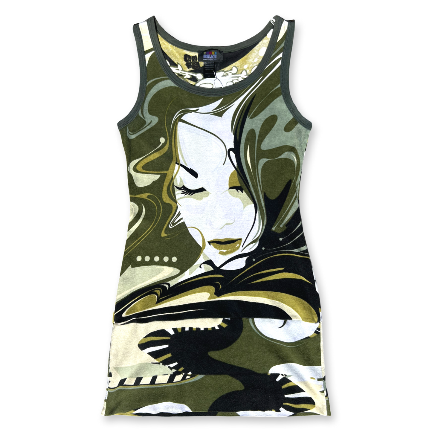 Graphic Tank Dress ✮ Size XL