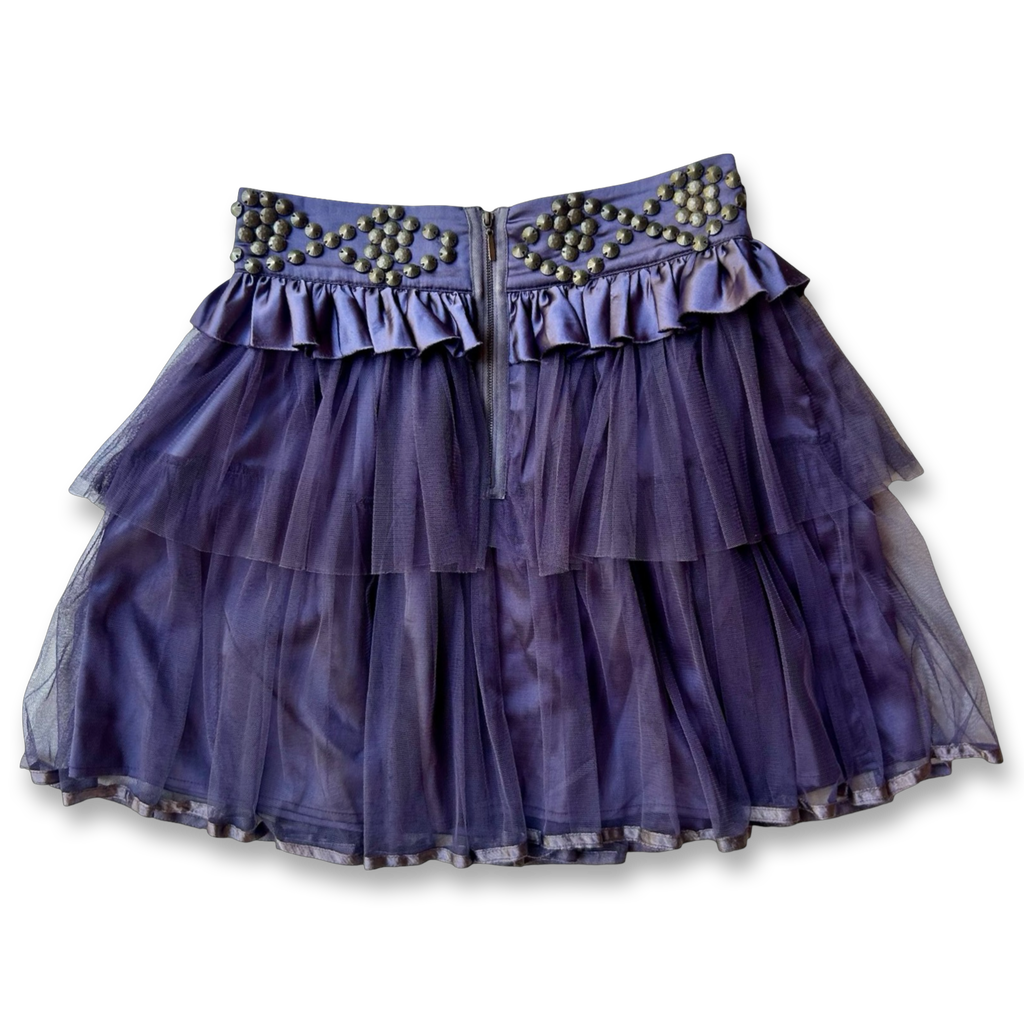 Purple Studded Tulle Skirt ✮ Size 10