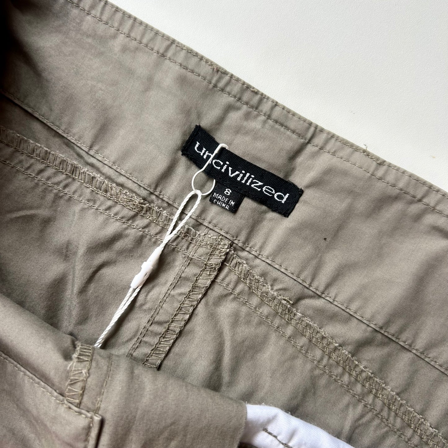 Embroidered Cargo Skirt ✮ Size 8