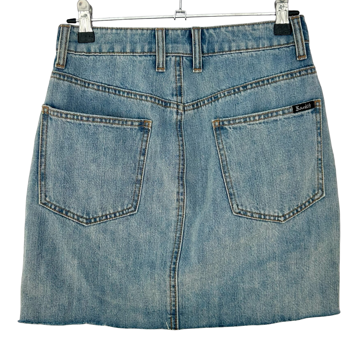 Bardot Distressed Denim Mini Skirt ✮ Size 8