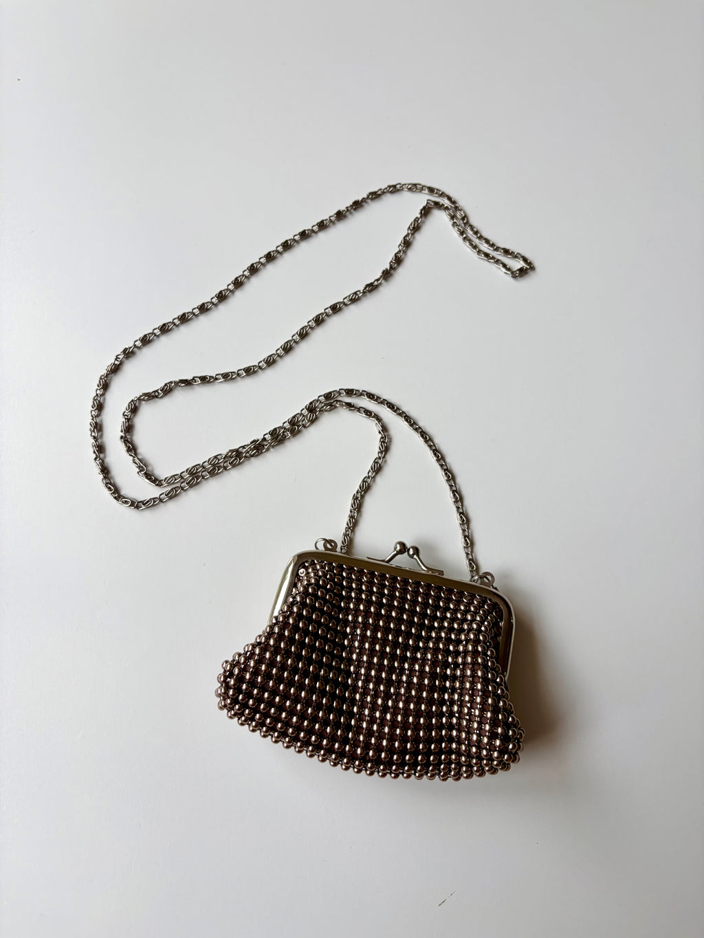 Mini purse with chain strap