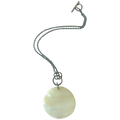 upcycled stainless steel shell necklace