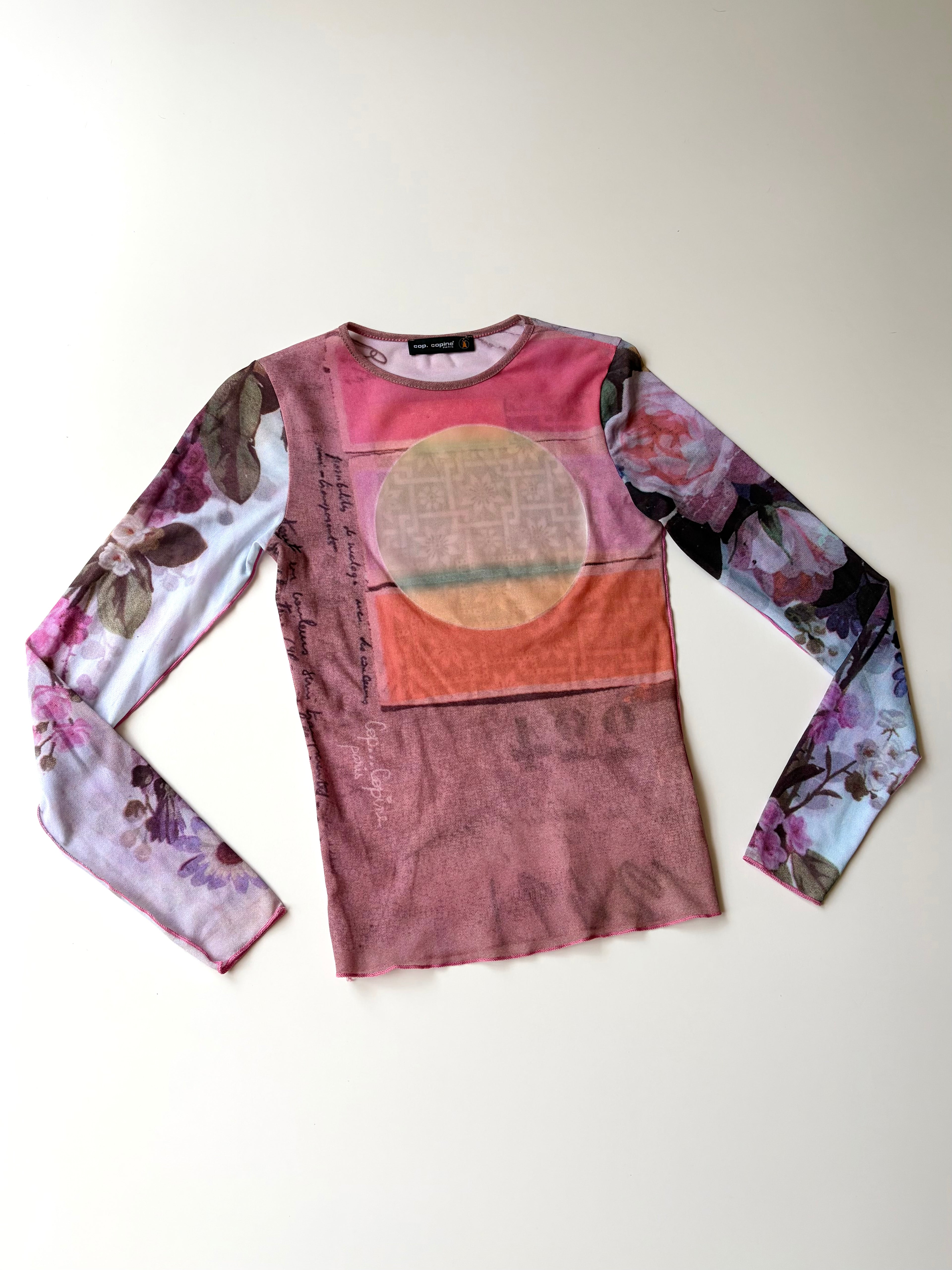 RARE Cop Copine 'Violette' Mesh Top ✮ Size S