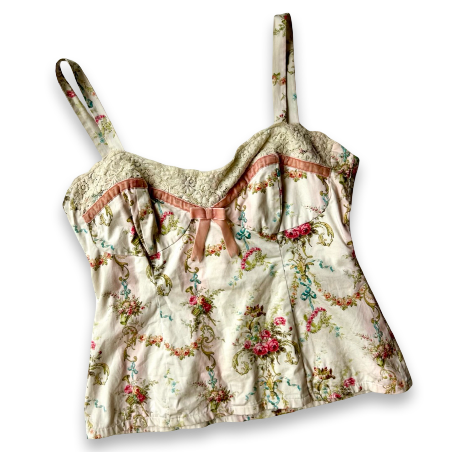 Kitten D'Amour Floral Bustier ✮ Size 14