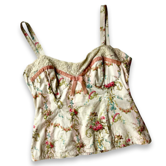 Kitten D'Amour Floral Bustier ✮ Size 14