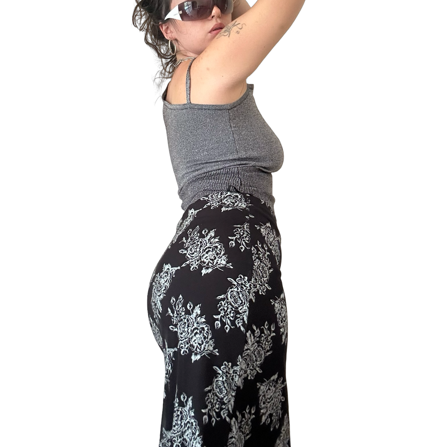 90s Rose maxi skirt ✮ Size 10