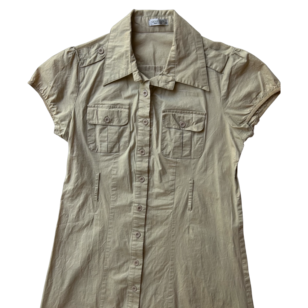 Tan Cargo Dress ✮ Size 12
