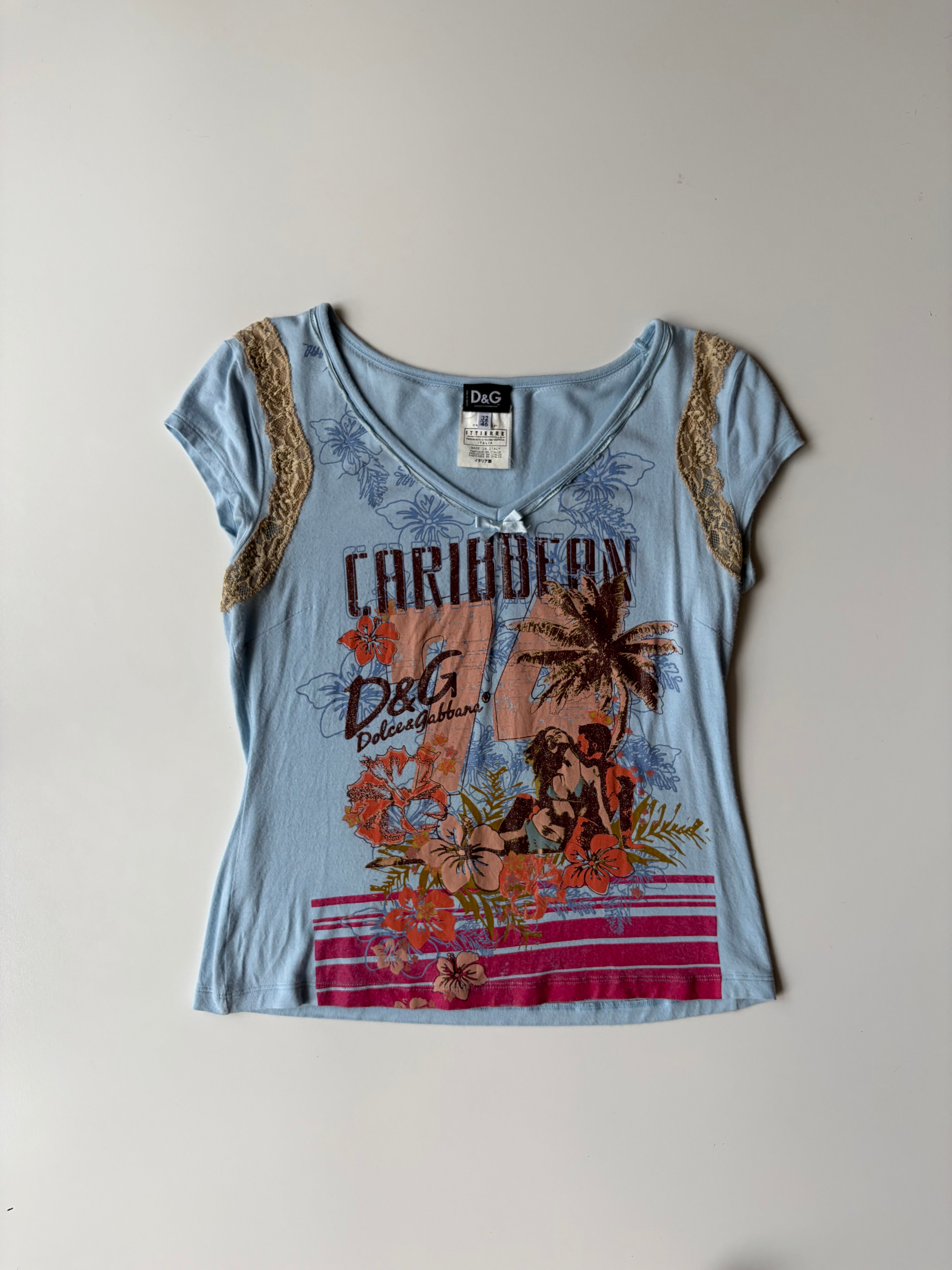 Dolce & Gabbana 'Caribbean' Tee ✮ Size M-L*