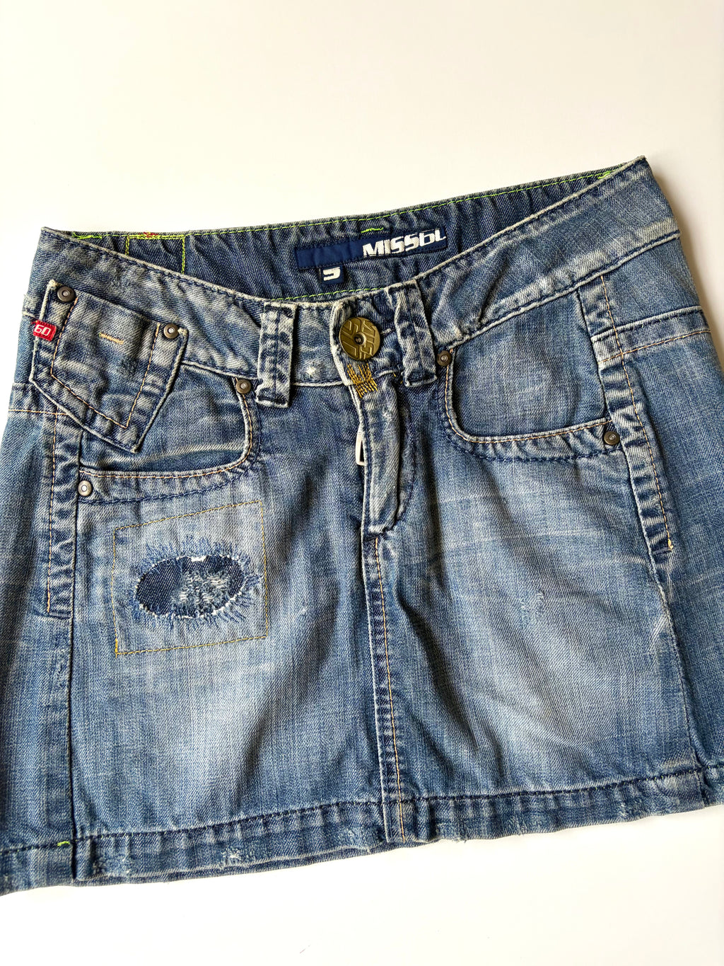 Miss Sixty Denim Mini Skirt ✮ Size S