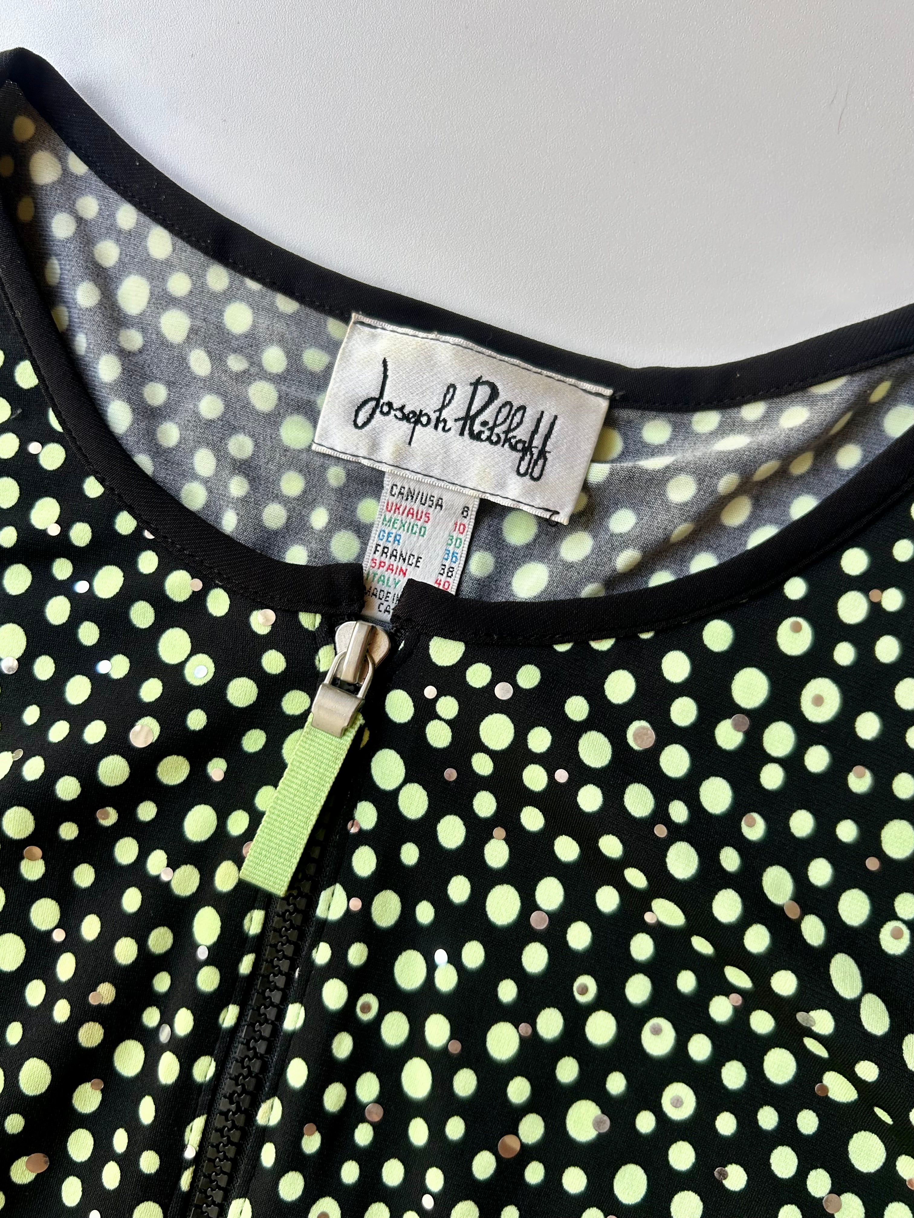 Joseph Ribkoff Double Zip Top ✮ Size 10