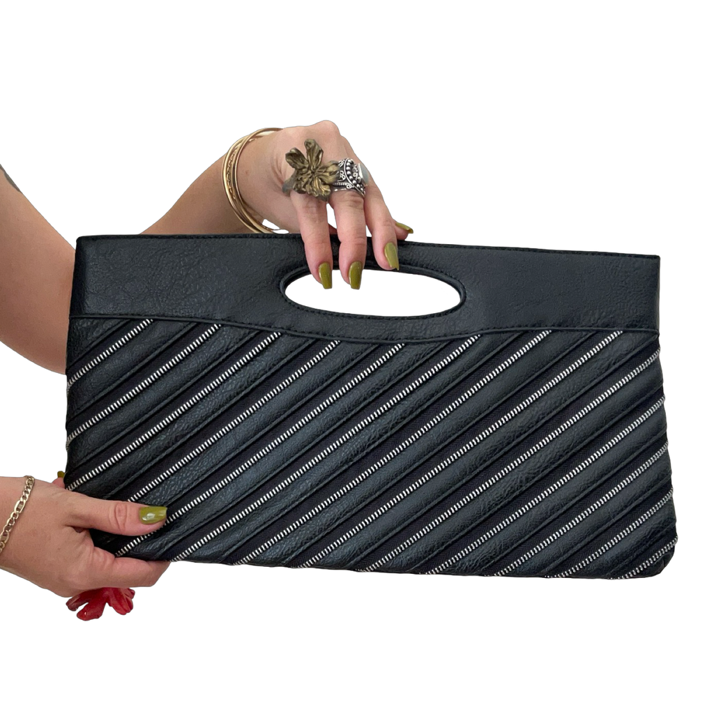 Jumbo Zip Clutch