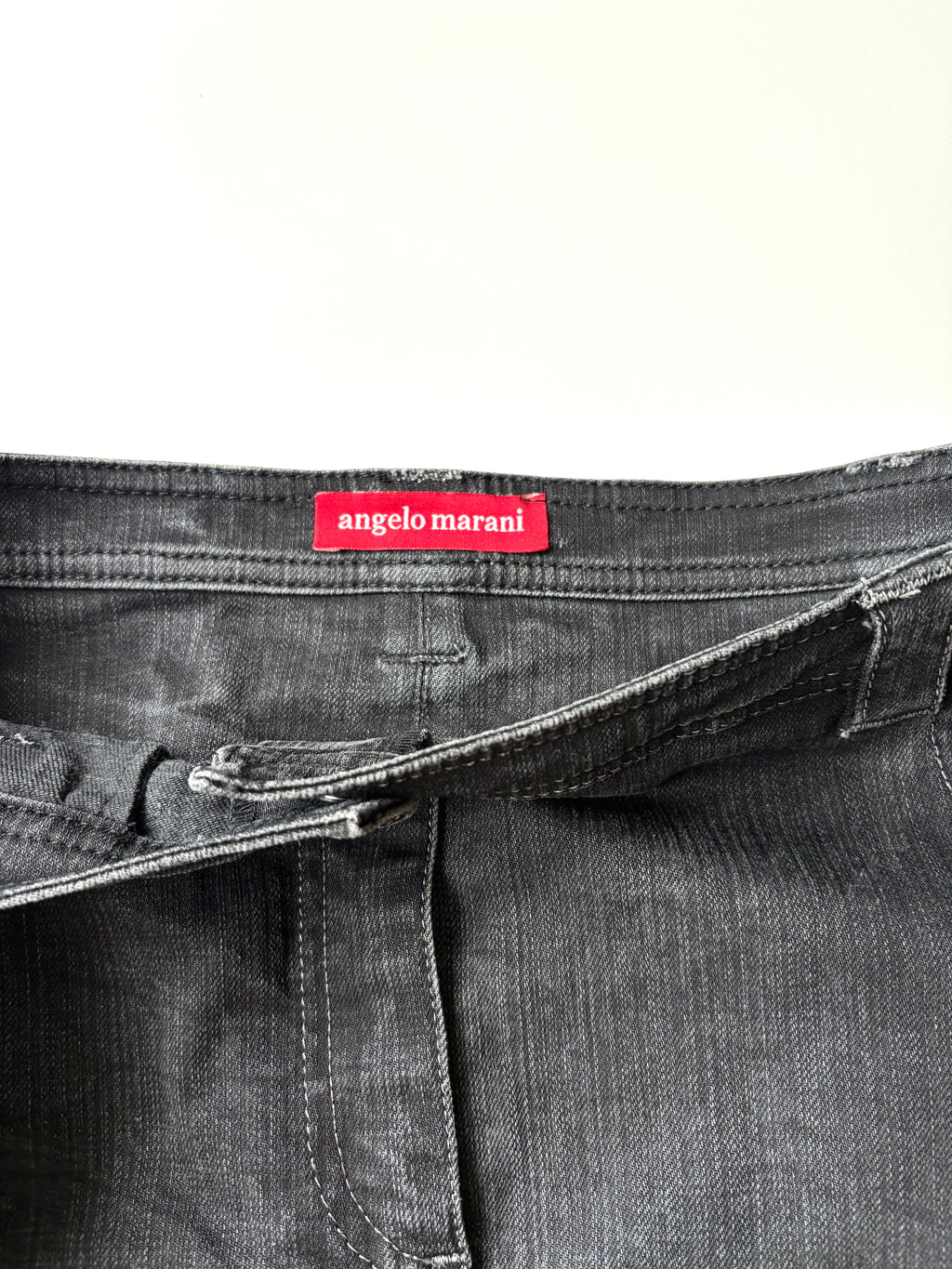 Angelo Marani Denim Midi Skirt ✮ Size 12*