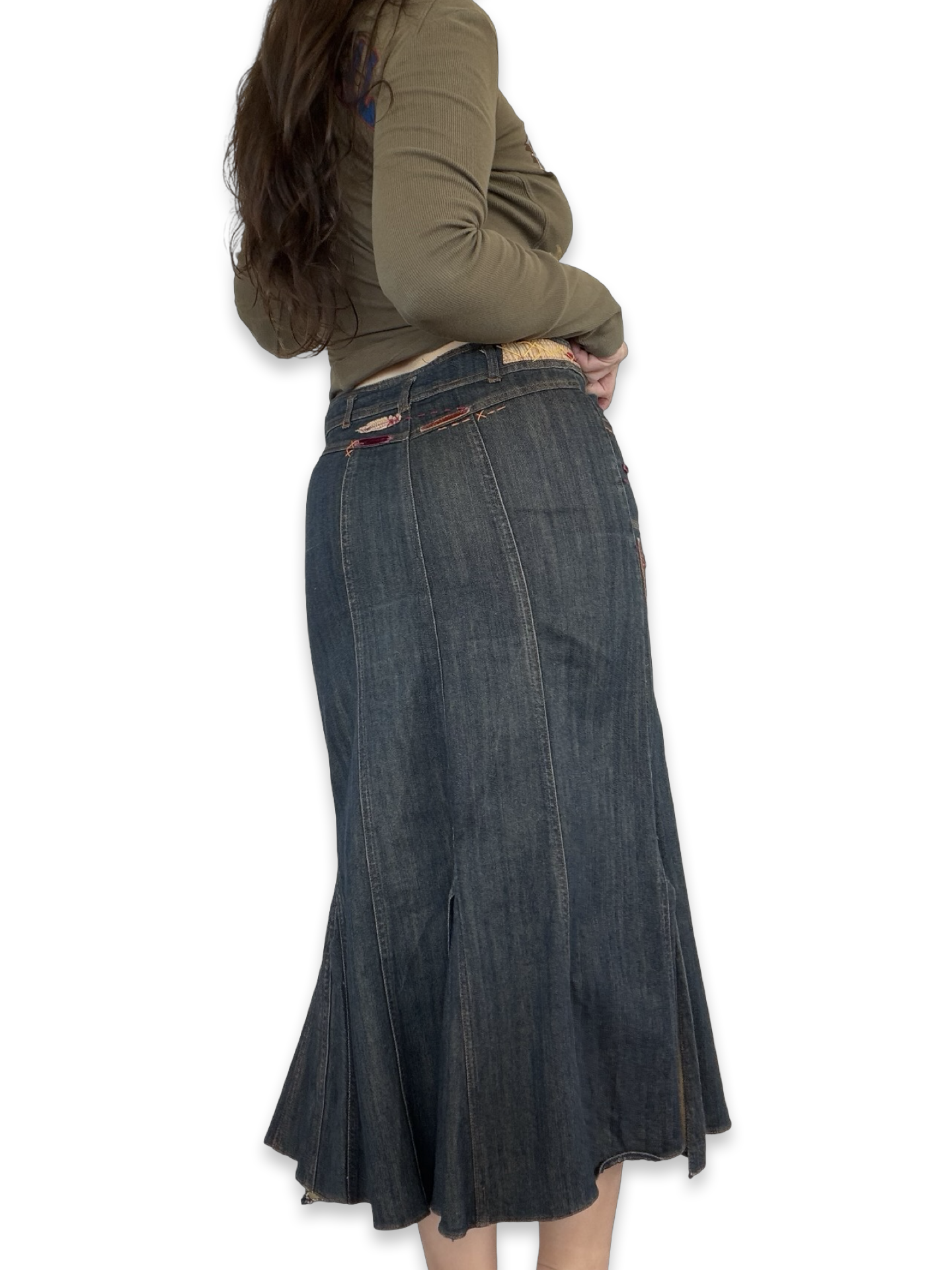 Didier Parakian Denim Skirt ✮ Size 12*
