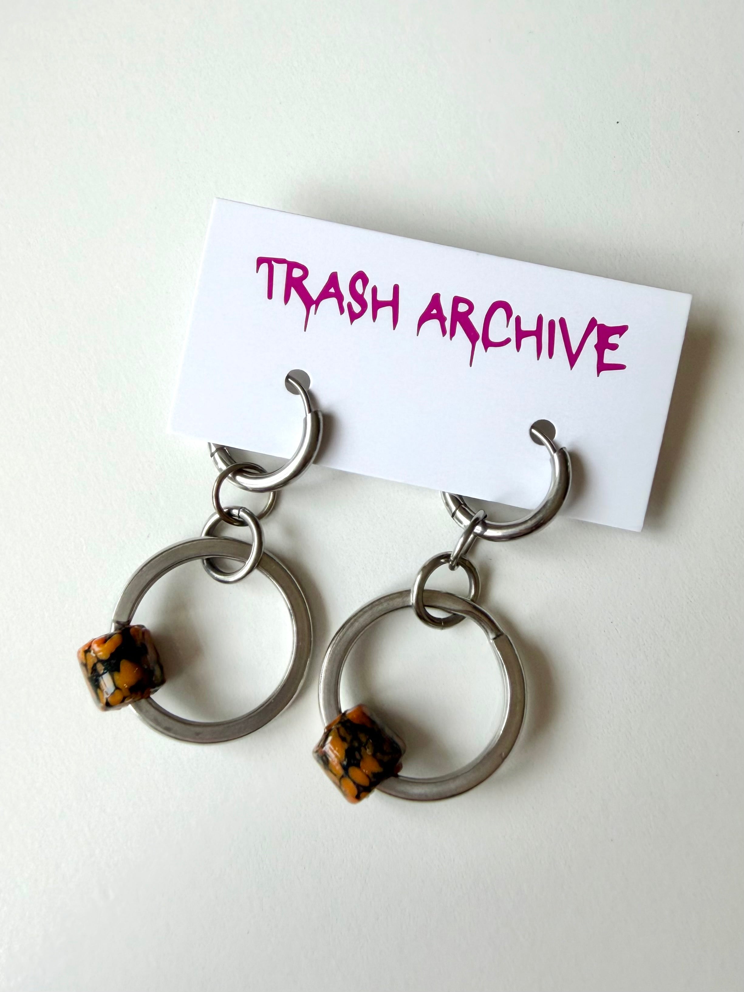 Keyring Huggie Earrings