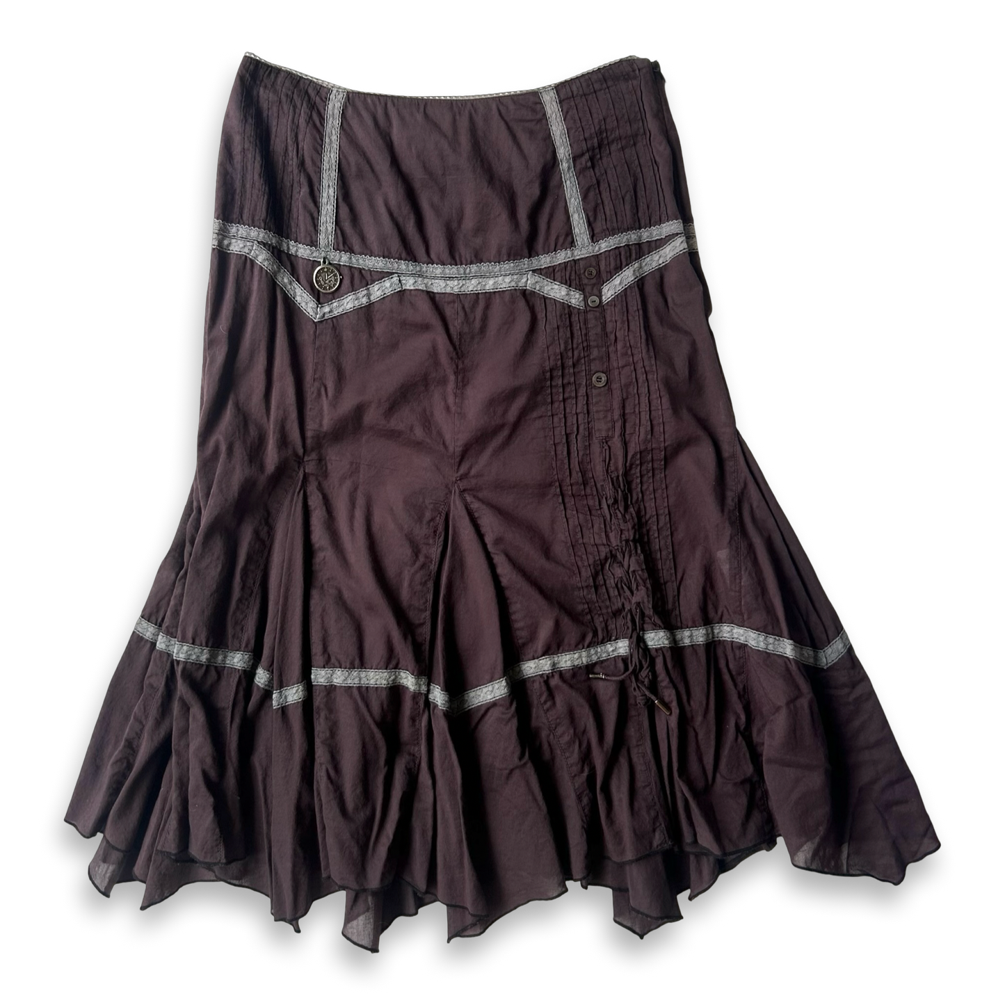 Vintage Pleated Midi Skirt ✮ Size XS/S
