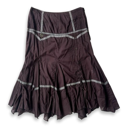 Vintage Pleated Midi Skirt ✮ Size XS/S