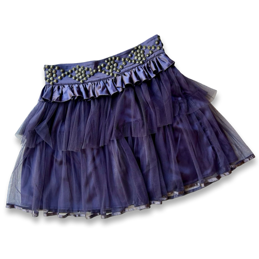 Purple Studded Tulle Skirt ✮ Size 10