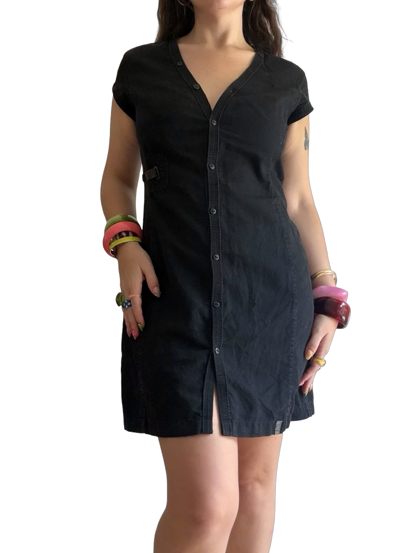 G-Star Raw Black Cargo Dress ✮ Size M