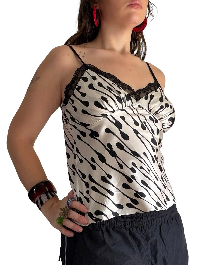 Satin cami top ✮ Size S/M*
