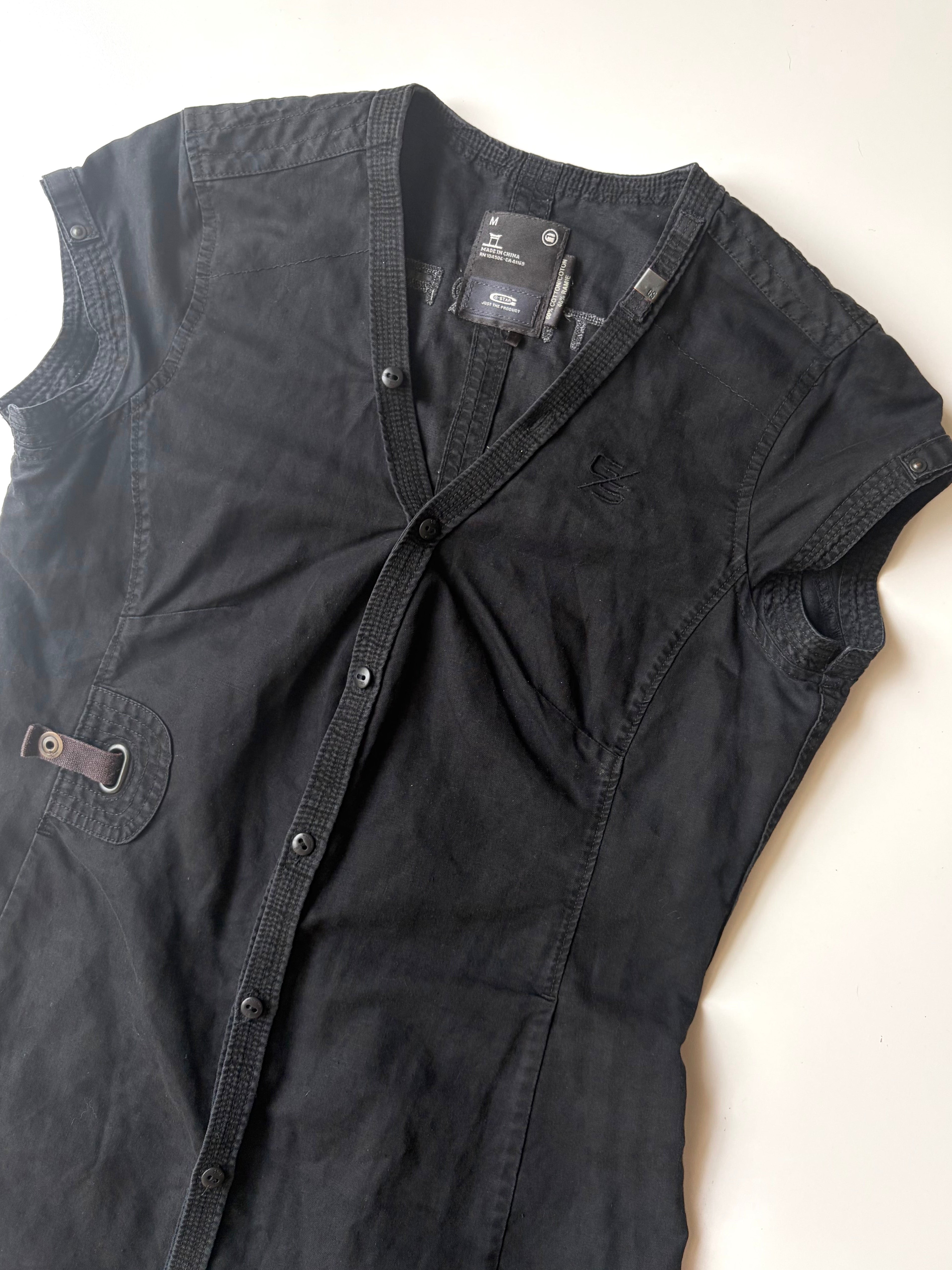 G-Star Raw Black Cargo Dress ✮ Size M