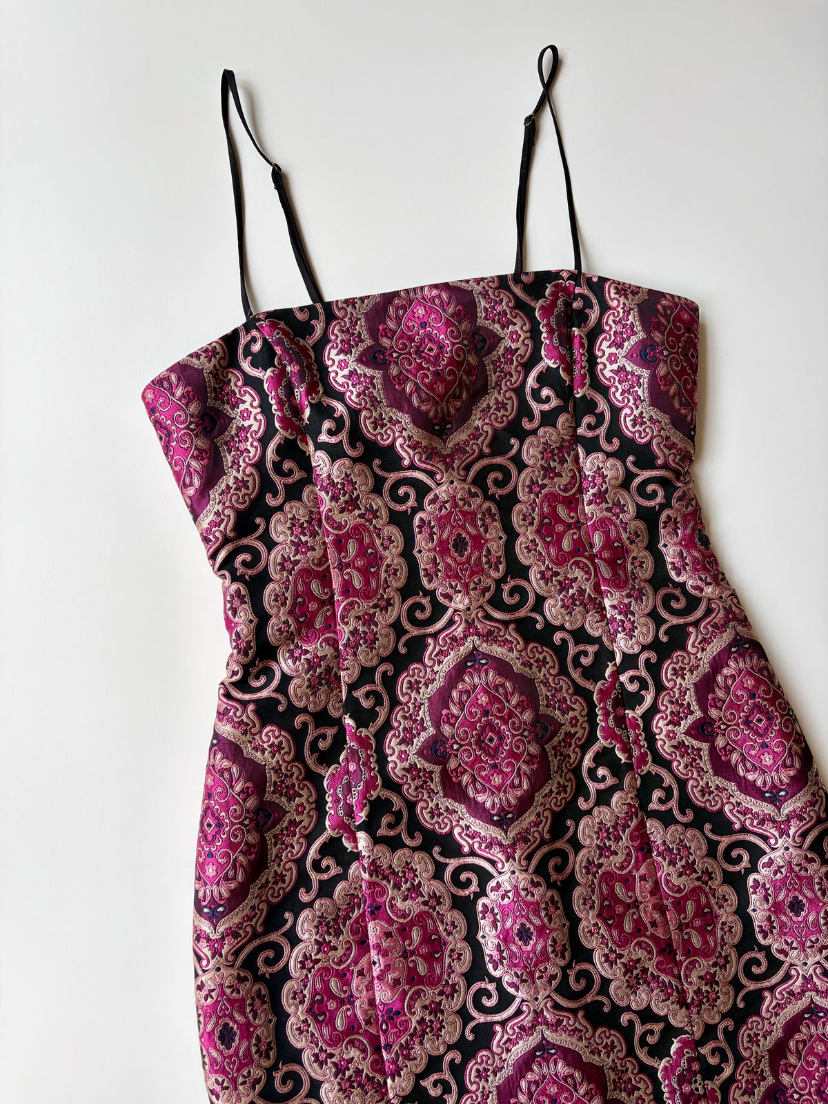 pilgrim mini dress 2000s baroque print mini dress ✮ Size 6 – Trash Archive
