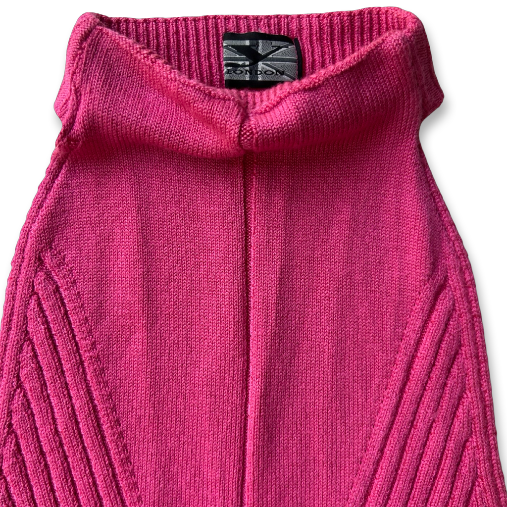 Pink Knit Halter Top ✮ Size M-XL