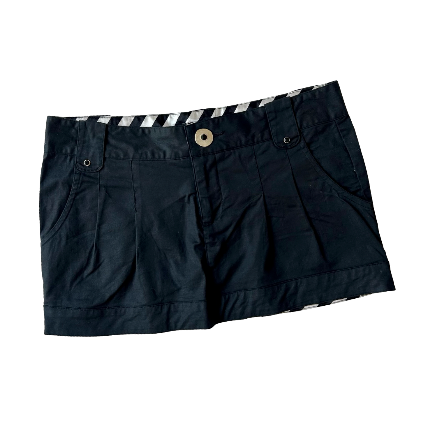 Y2K black micro mini skirt ✮ Size 6/8