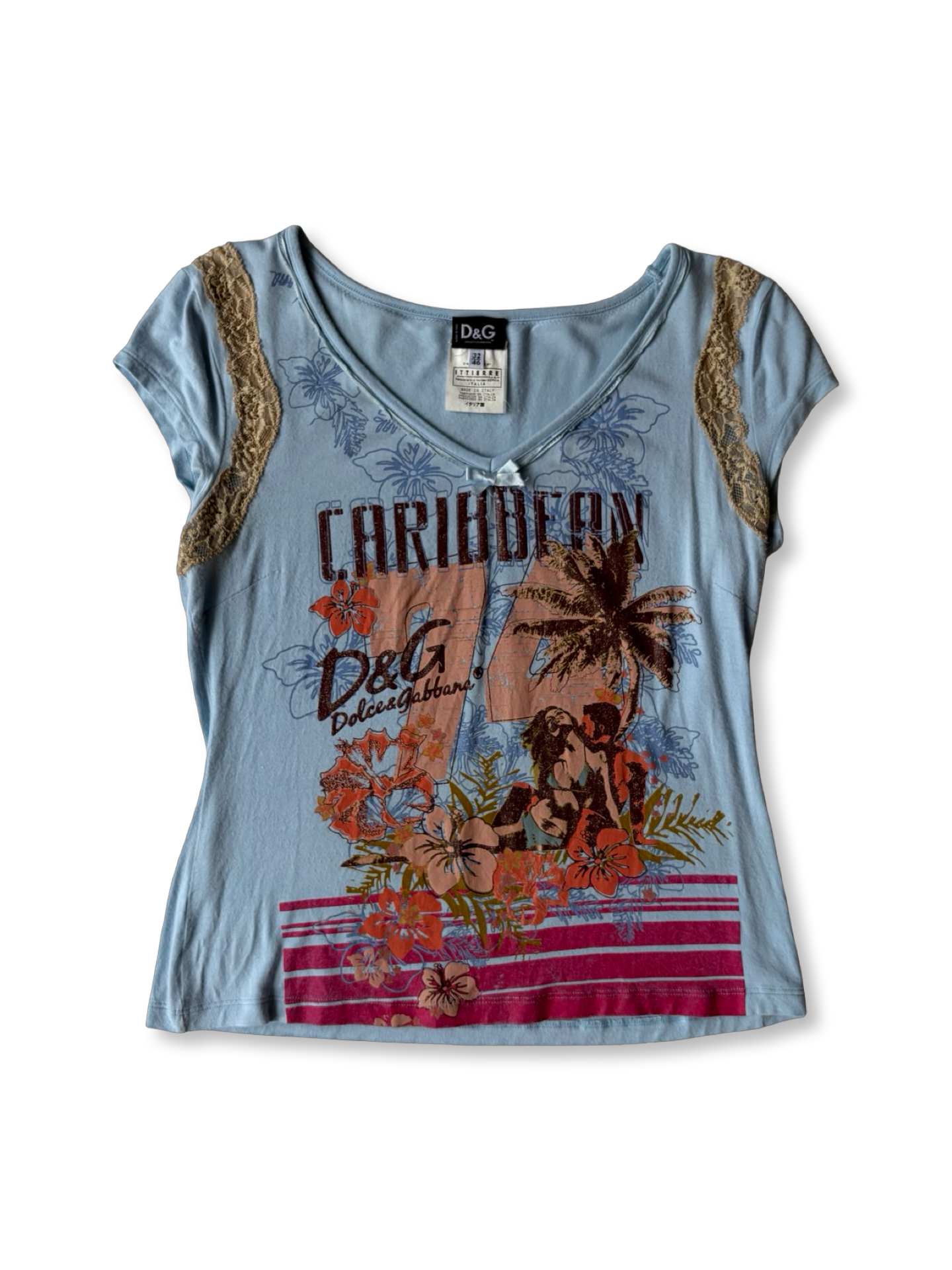 Dolce & Gabbana 'Caribbean' Tee ✮ Size M-L*