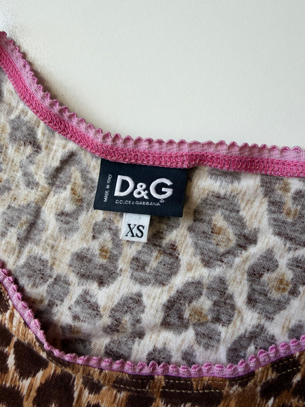 Dolce & Gabbana Leopard Print Tank ✮ XS