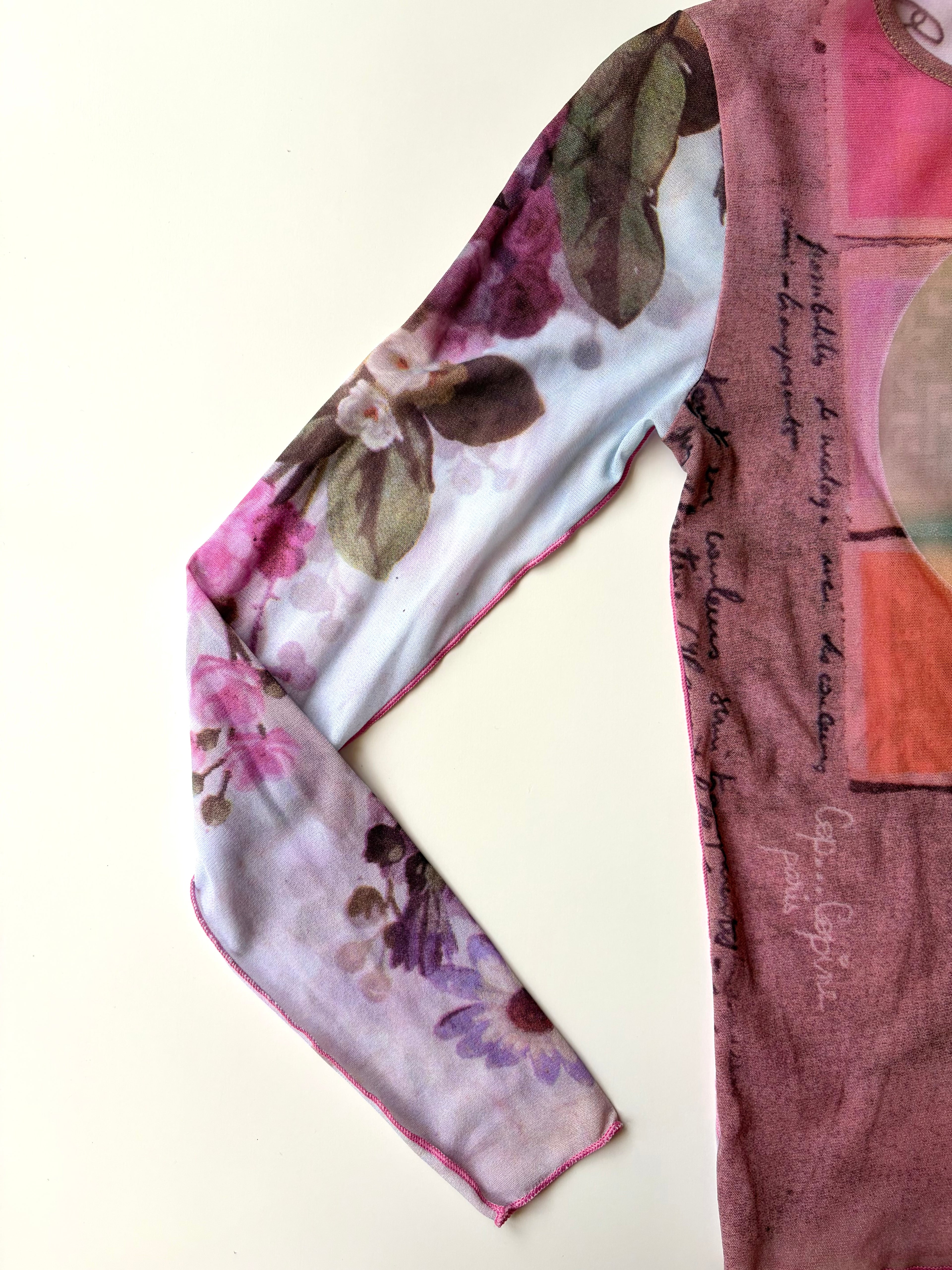 RARE Cop Copine 'Violette' Mesh Top ✮ Size S