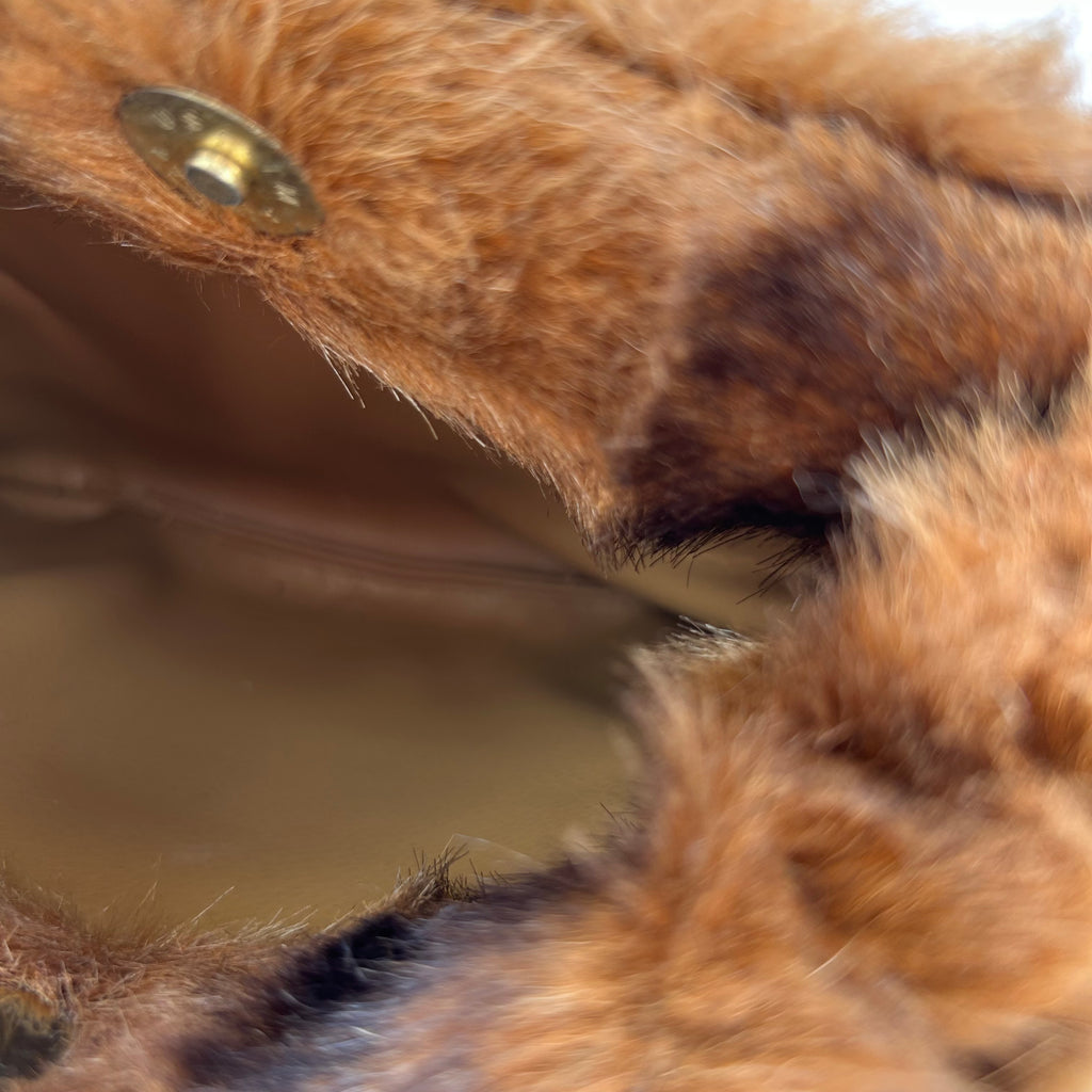 Faux fur handbag
