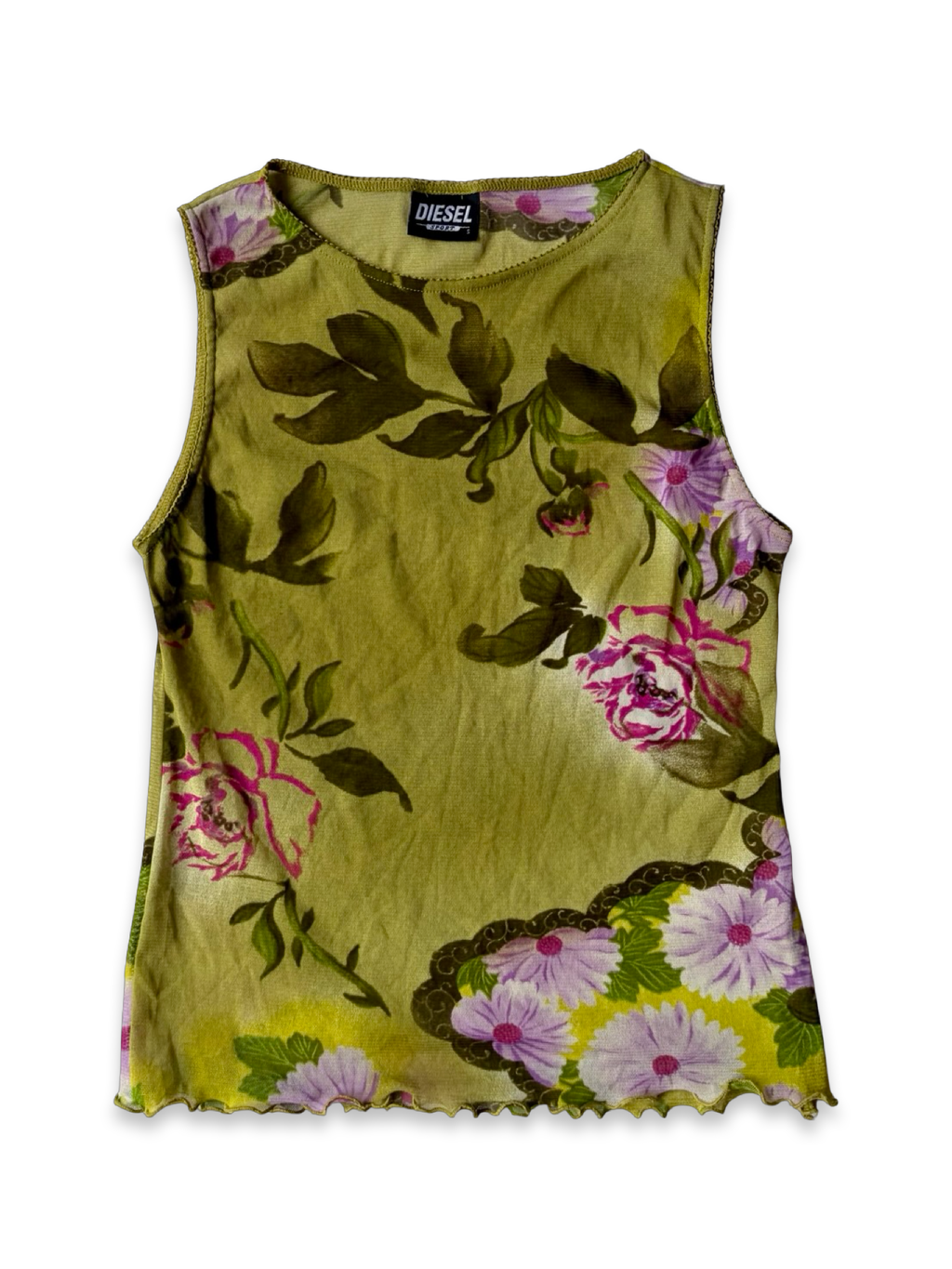 Diesel Floral Mesh Top ✮ Size S-M*
